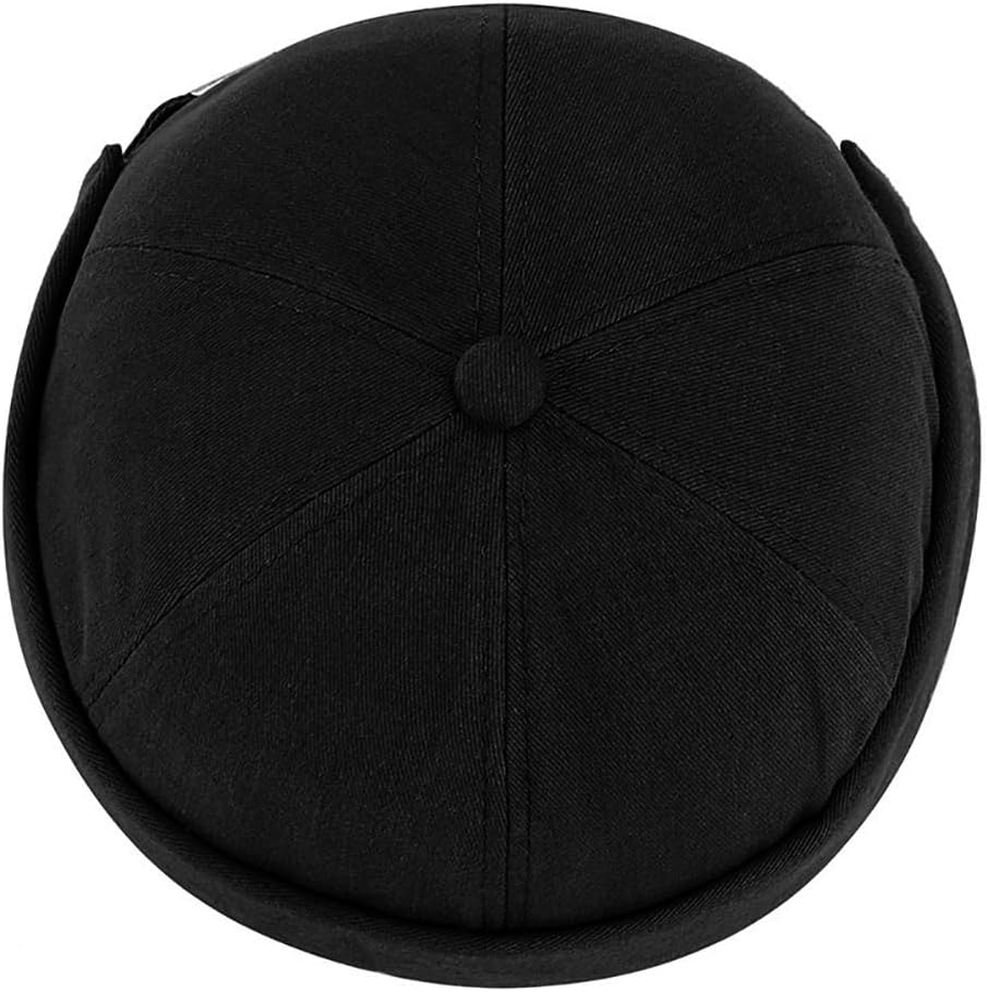 Brimless Docker Cap,Skullcap Beanie, Retro Sailor Hat for Mens Womens - Image 3