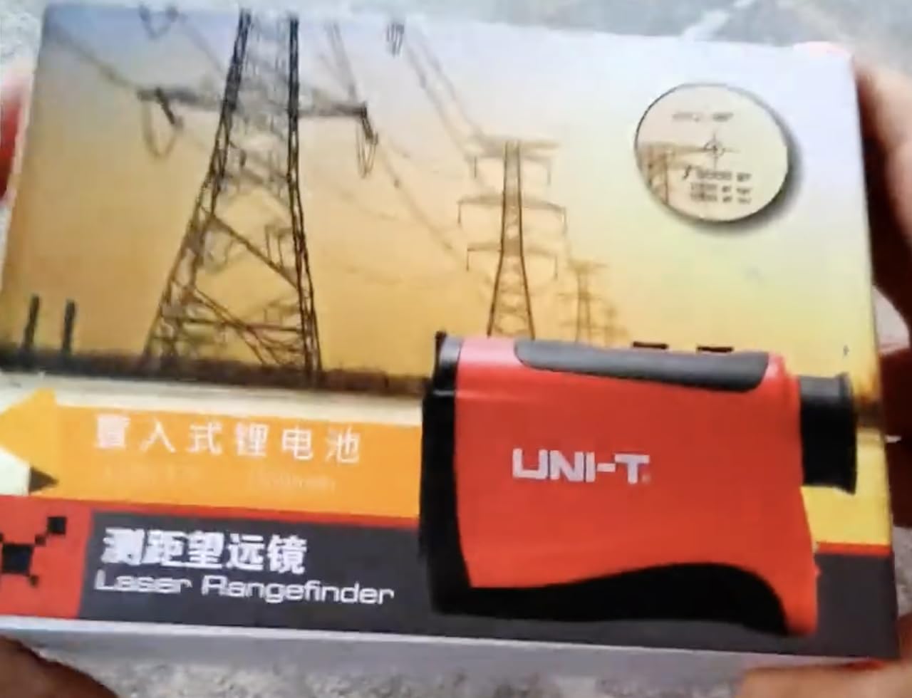 UNI-T LM600A LM800A LM1000A LM1200A LM1500A Specialty Laser Rangefinders Side-Screen Ranging Telescope 2.0 Inch External Screen