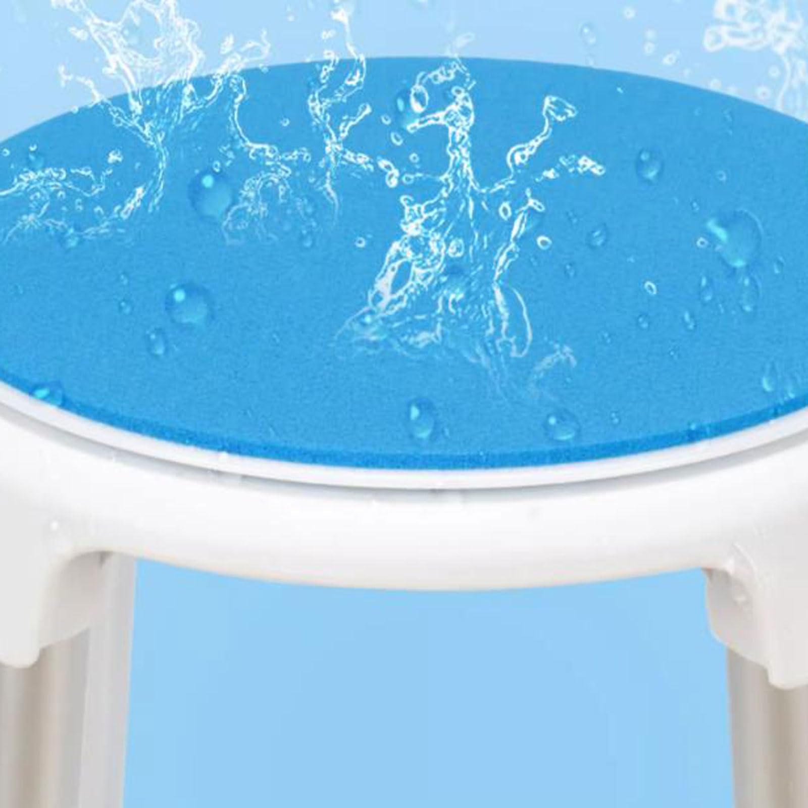 Asiento de baño Silla de ducha giratoria de 360 ​​grados for ducha interior, taburetes de ducha giratorios de 300 libras for personas mayores, asiento de bañera ajustable en altura, montaje sin herram