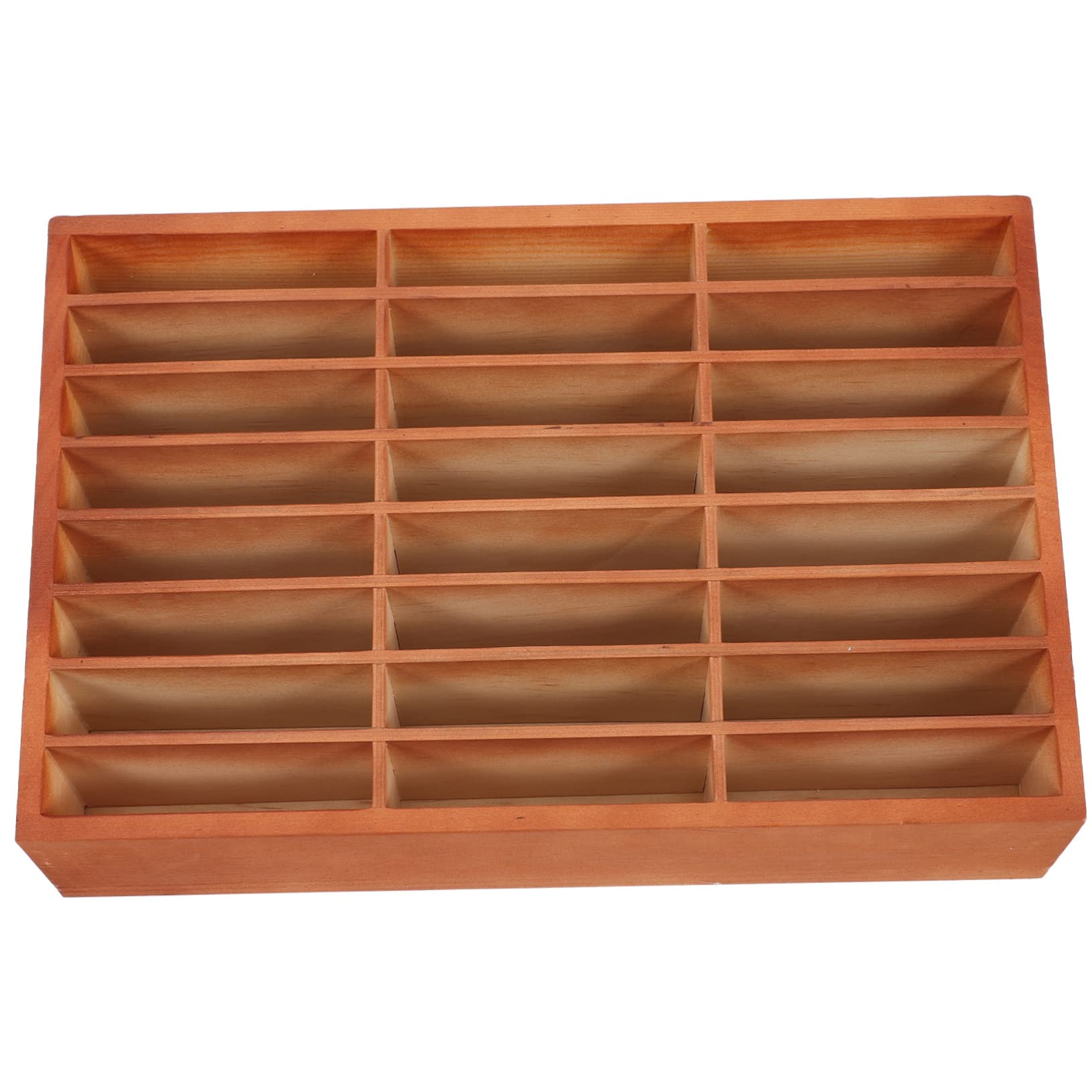 Alipis Boîte Rangement Bois Bureau, Organisateur Téléphone Élève Classe