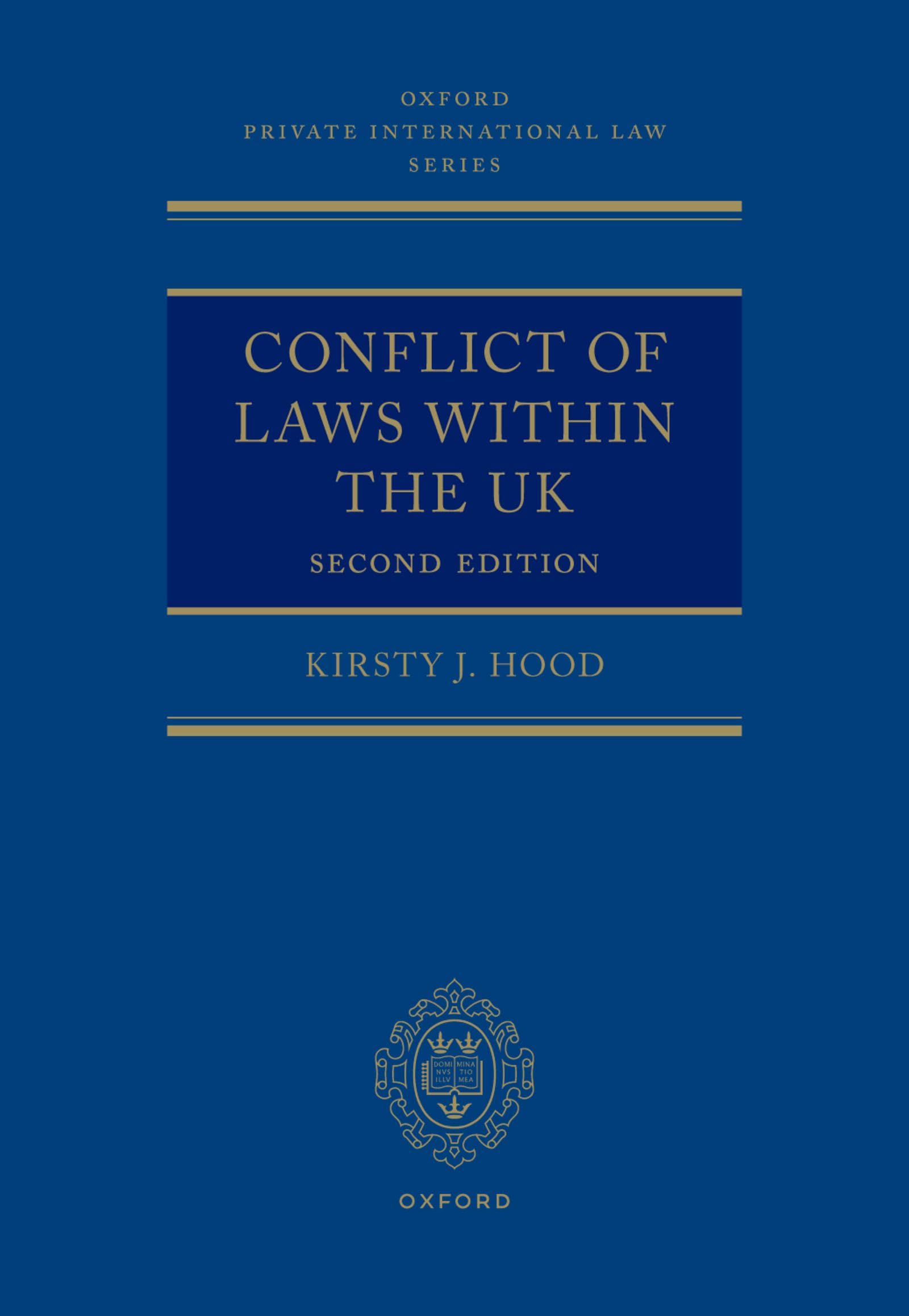 Conflict of Laws within the UK (Oxford Private International Law Series)