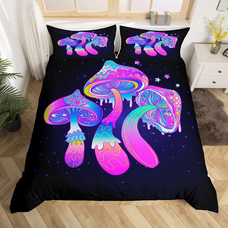 Housse de couette champignon pour lit double : ravivez la décoration d'une chambre d'ado
