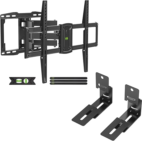USX Mount Soporte de pared para TV de movimiento completo con certificación UL para la mayoría de televisores de 42 a 85 pulgadas, soporte de barra