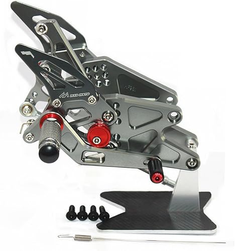 Juegos traseros de estribos CNC ajustables compatibles con MT03 MT-03 MT25 MT-25 2015 2016 2017 2018