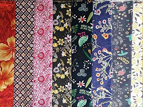 50Pcs 12 X 12 Inches Cotton Fabric Bundle Squares For Quilting Sewing, Precut Fabric Squares For Craft Patchwork #TOP2