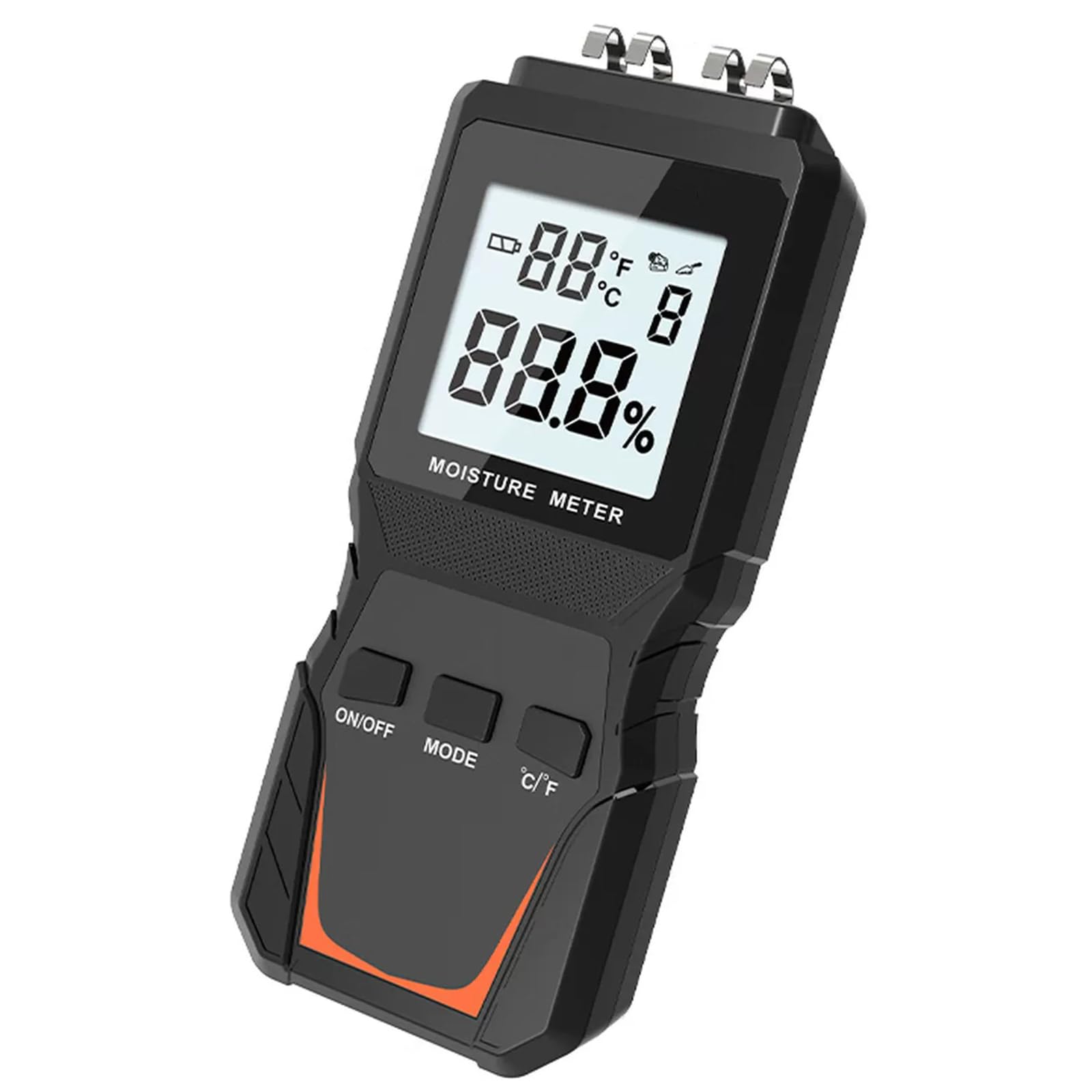 Vituord Paper Moisture Meter Tester, Digital Humidity Detector, With Backlit Lcd & Data Hold, 0.1% Resolution, For Ordinary Writing Paper, Corrugated Box