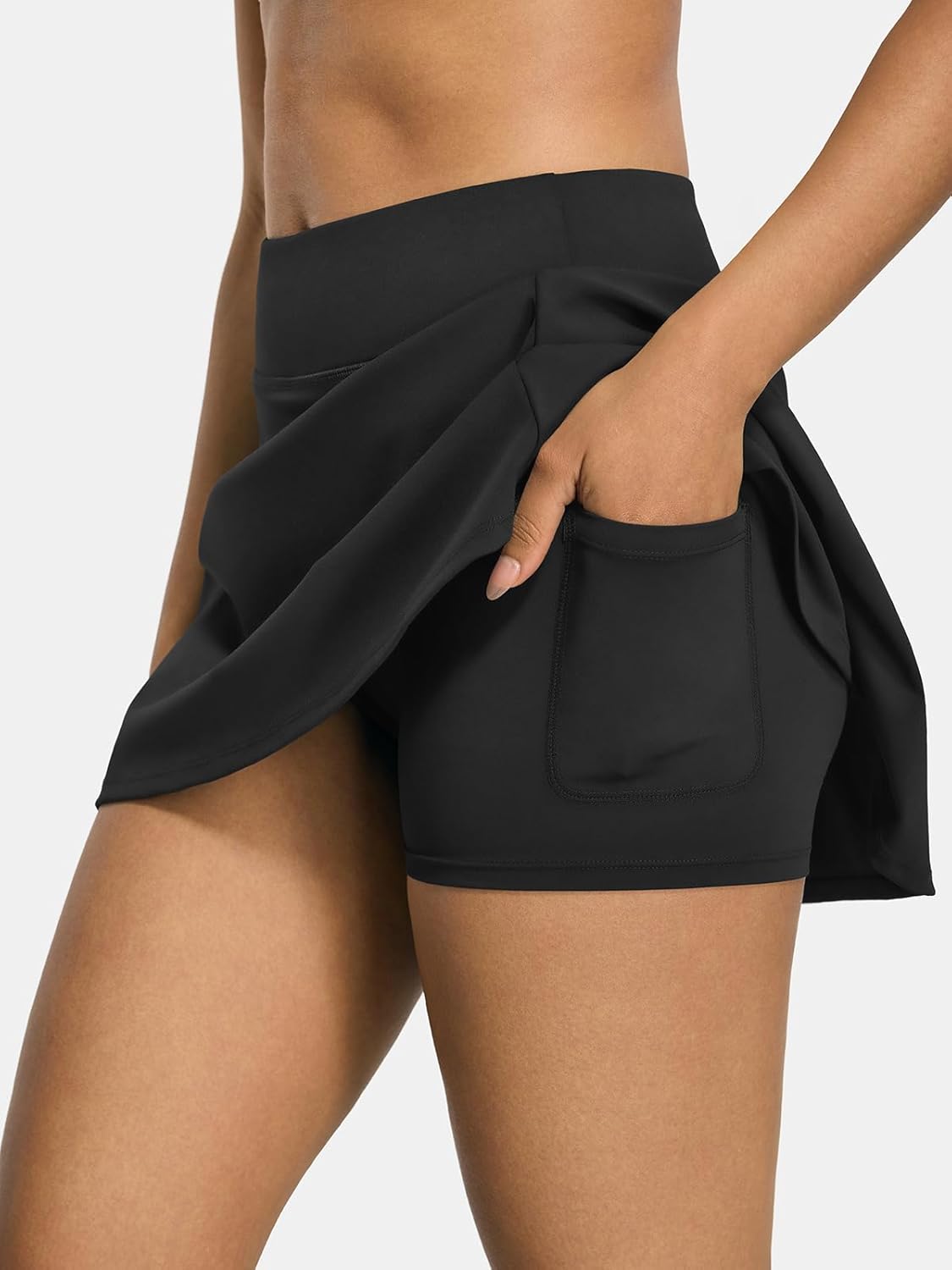 Women's Tennis Golf Skirts High Waisted with Pockets Inner Shorts for Athletic Skorts Sports Running Pickleball - Image 6