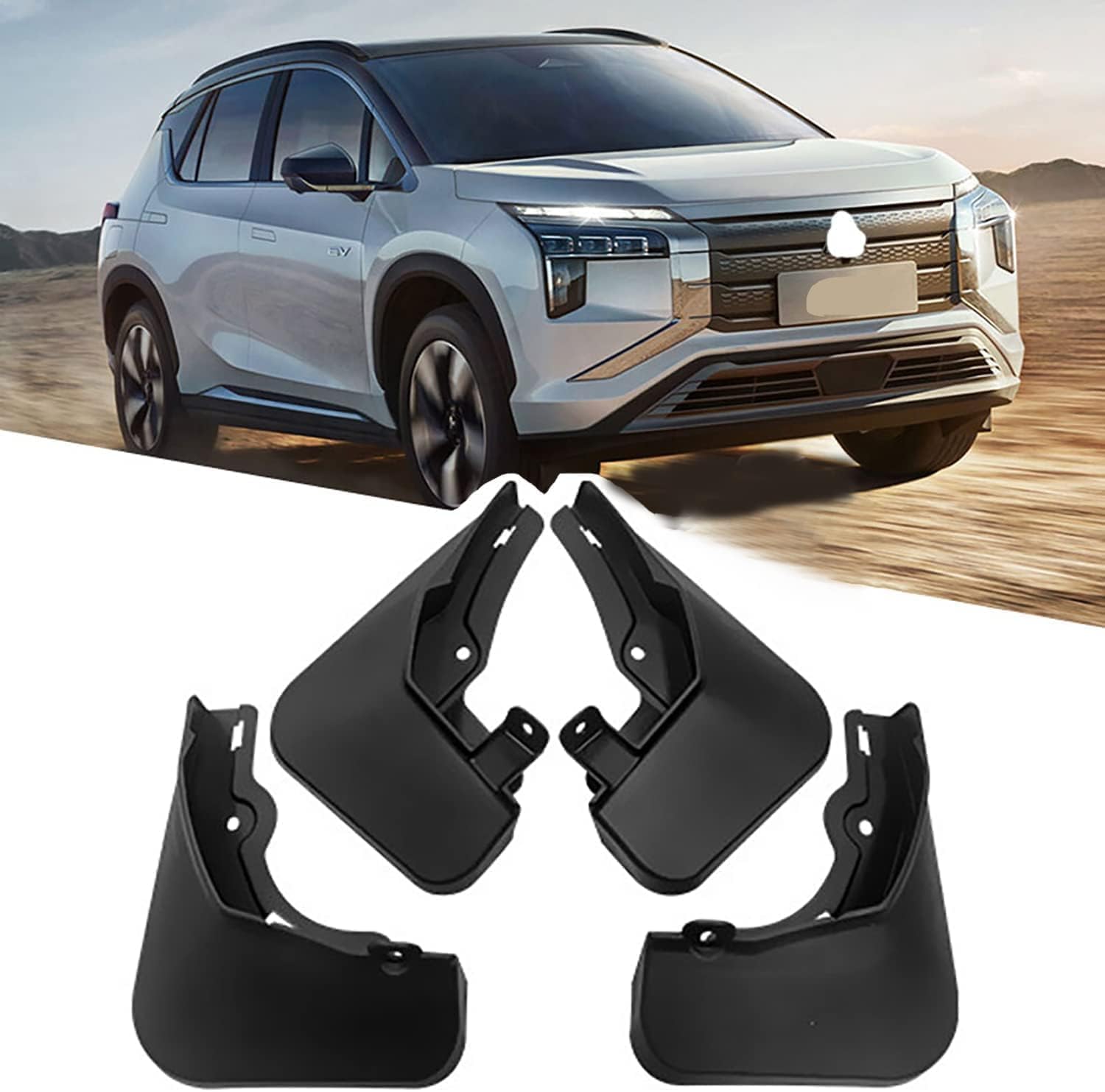 ZanLIn Car mudguard suitable for Mitsubishi AIRTREK 2022-2023, Mud Flaps Splash Guards Replacement Decorative Mudguard Wheel Baffle Protection