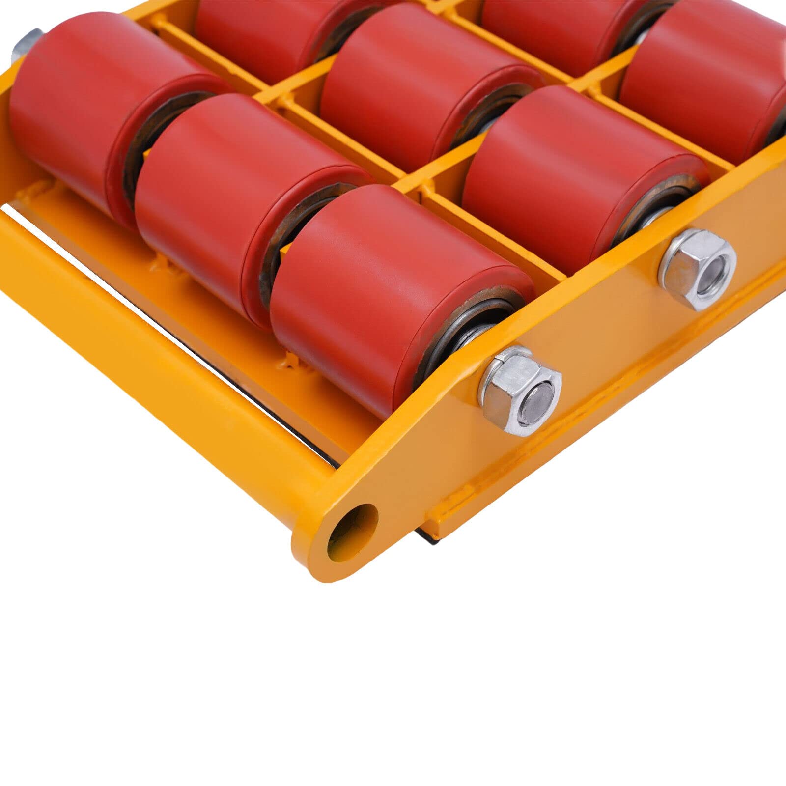 Industrial Machinery Mover 15 T Heavy Duty Machinery 9 rotoli trolley cargo per attrezzature di movimento industriali