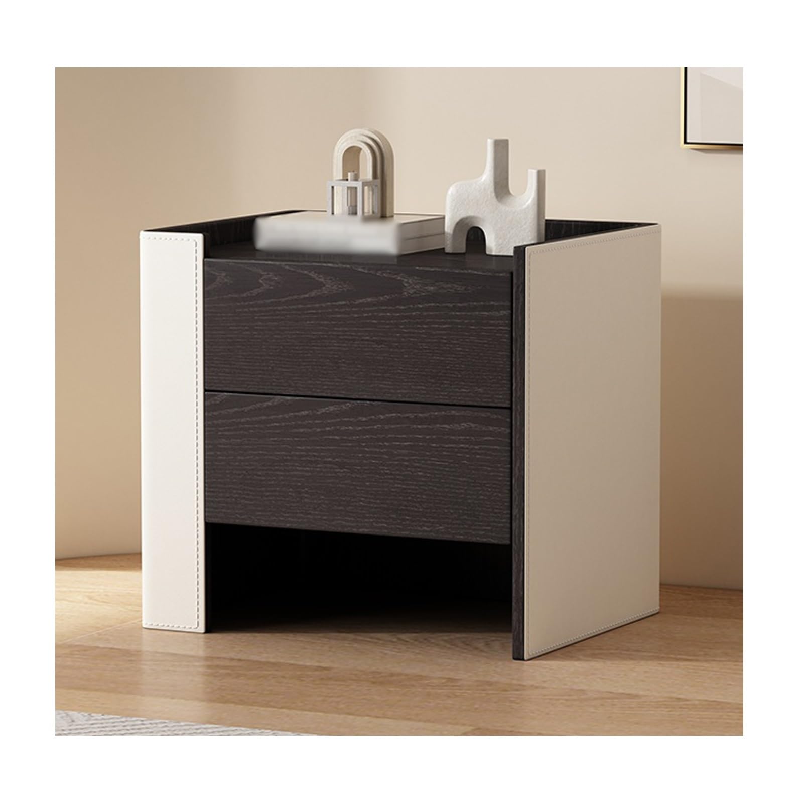Table de chevet blanche moderne avec tiroir : la touche contemporaine de votre lit