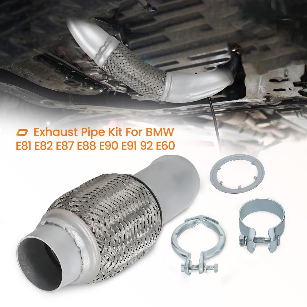 maXpeedingrods Repair Pipe Coupling Flexible Particle Filter E61 N47Flexrohr Dieselpartikelfilter DPF für BMW 1 3 5 Series E60 E61 N47