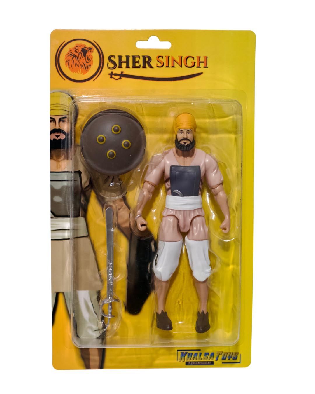 Sikh Action Figure Toy Sher Singh Tan Khalsa Toys