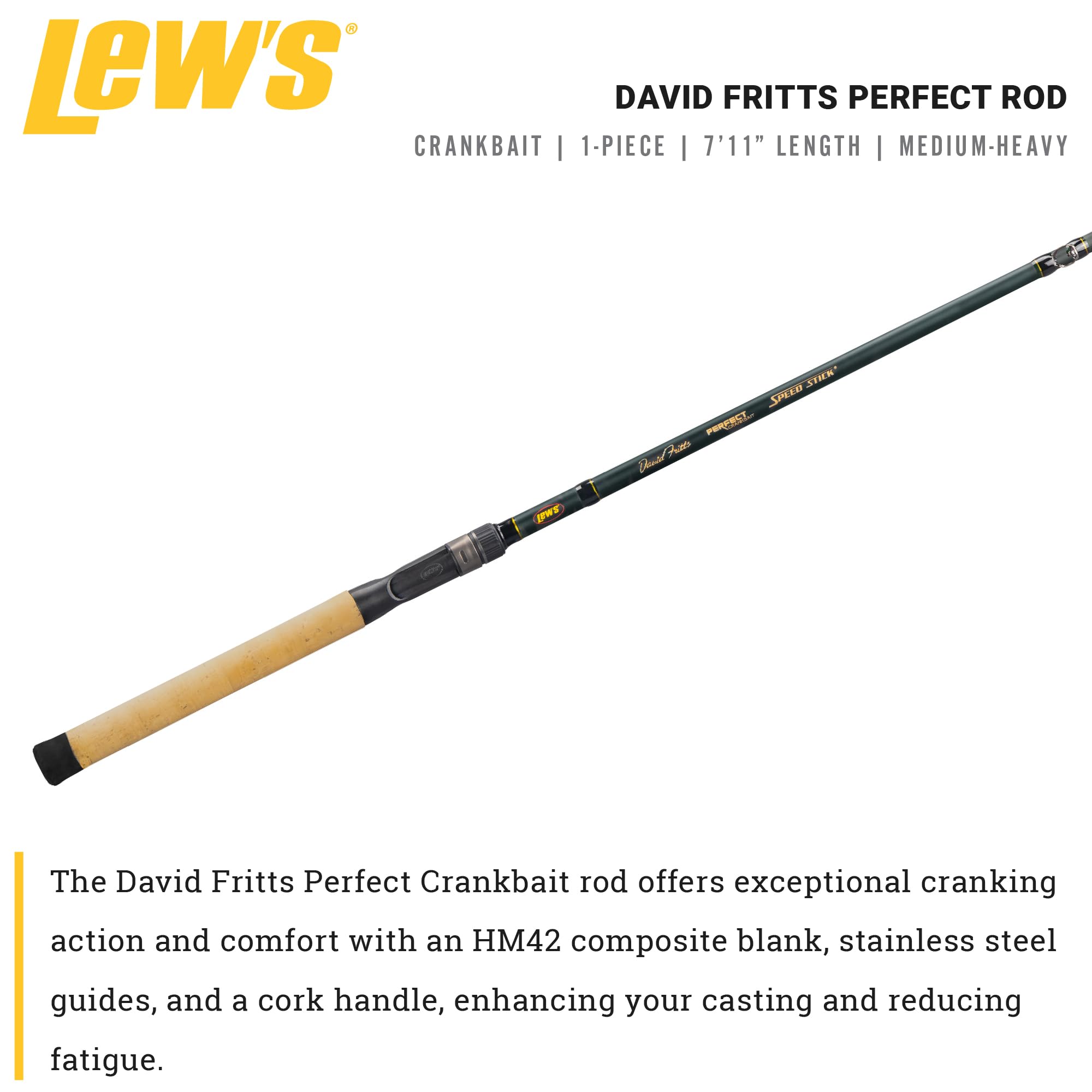 Amazon | Lew's David Fritts パーフェクトクランクベイト 7フィート11