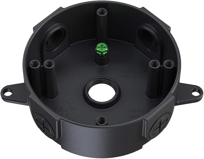 4" Round Electrical Box Outdoor or Indoor Recessed or Flush Mount