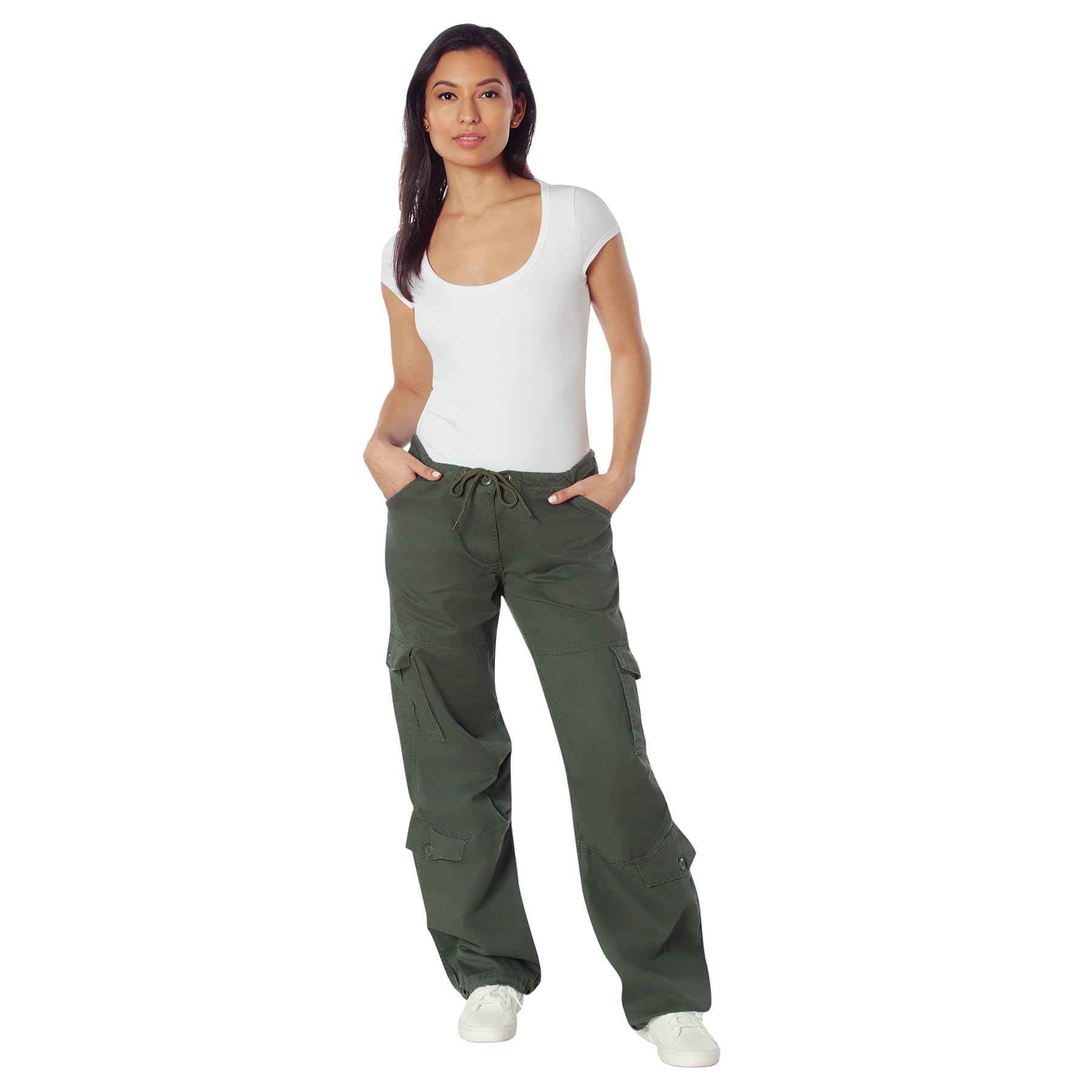 Rothco Women's Vintage Paratrooper Fatigues XS Green