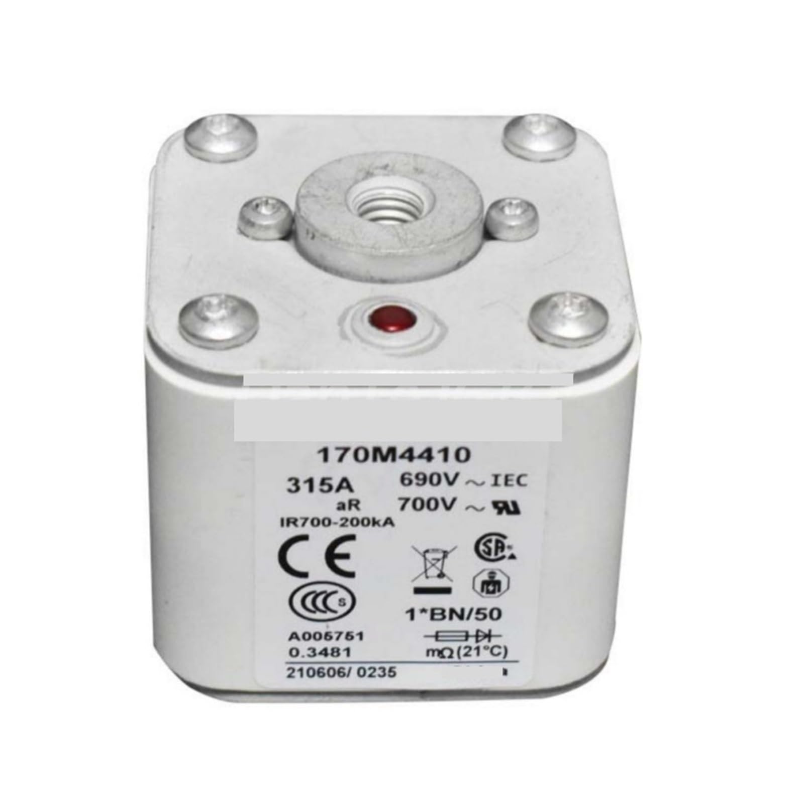Fusible 170M4410 cartouche a couteaux pour protection industrielle