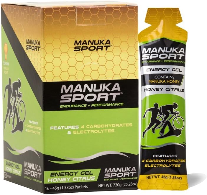 Manuka Sport Energy Gel - Citrus (16 Pack)