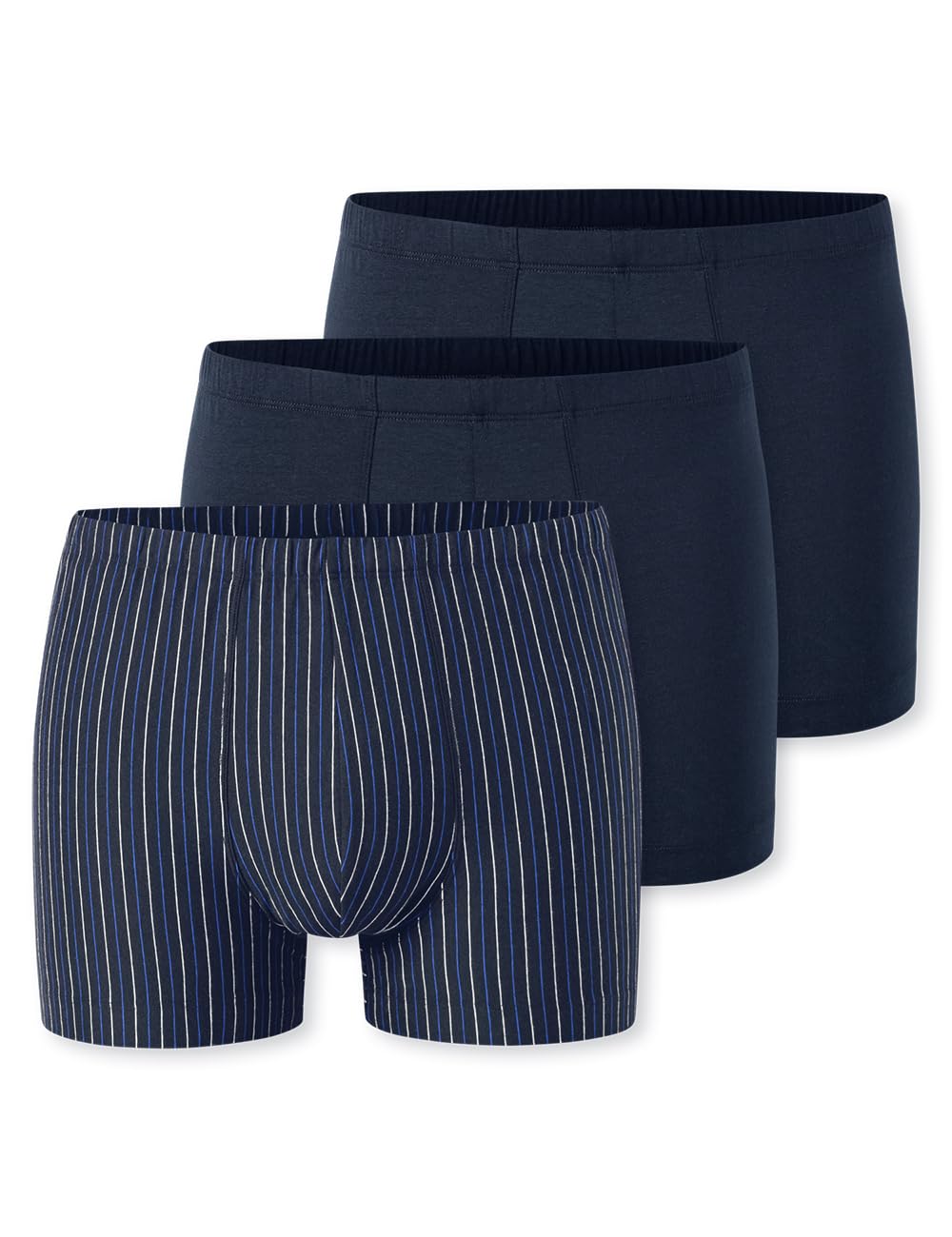 Schiesser Herren 3 Pack Shorts mit weichem Komfortbund Unterwäsche Bio Baumwolle Multipack - 95/5 Essentials