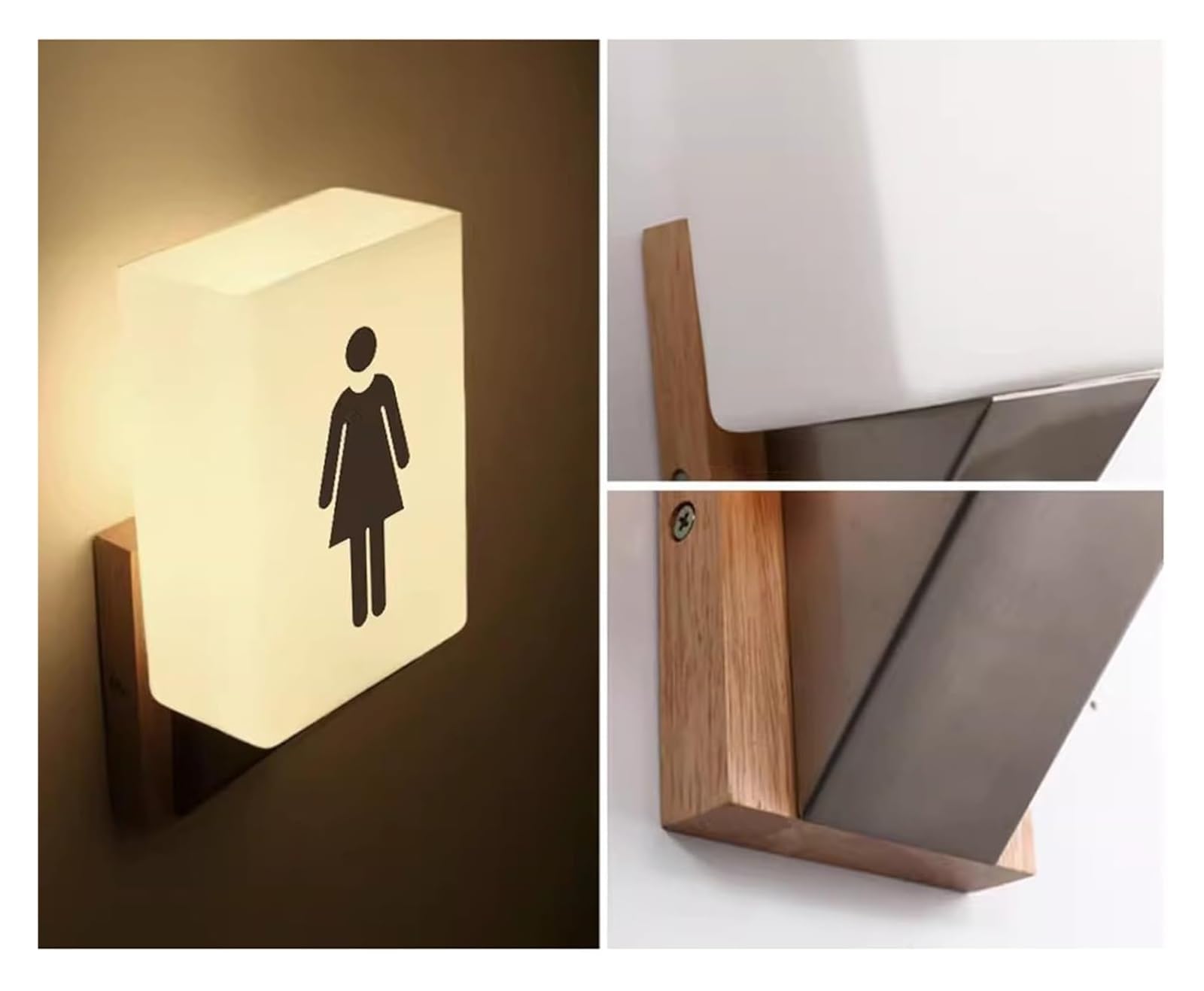 Carteles para aseos, Letrero acrílico for puerta de baño, for Bar Mall | A