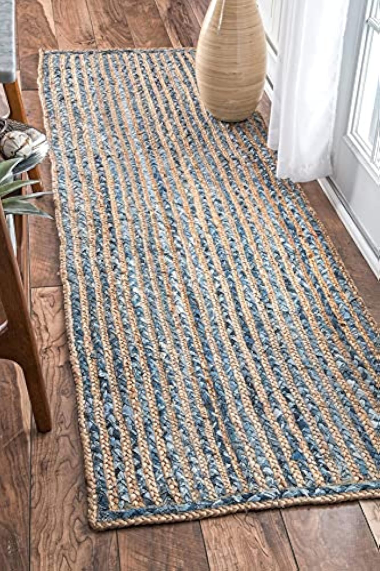Soft Comfortable Jute Area Rug for Bedroom and Hall
