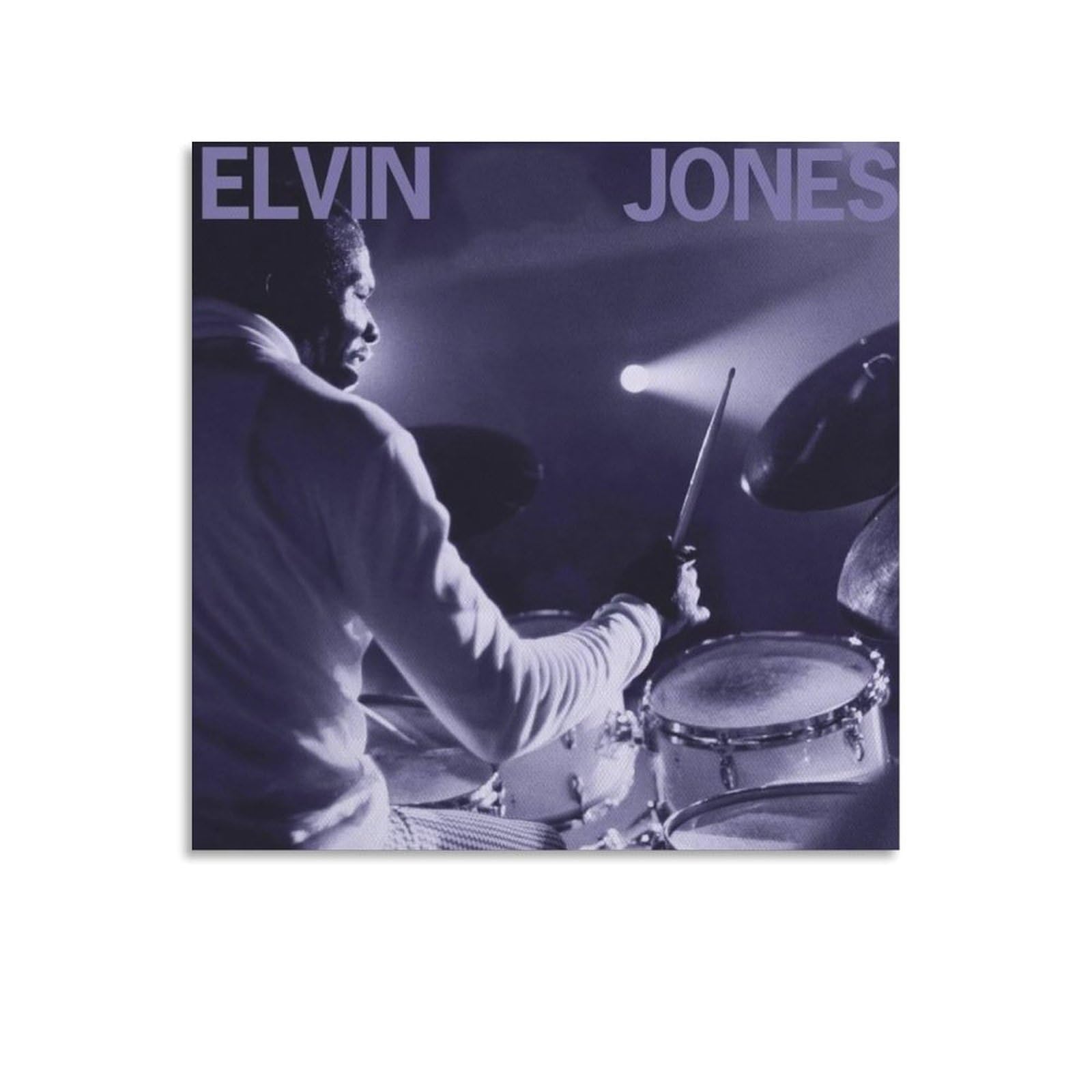 FCOIN Elvin Jones Canvas Poster (1) Poster Cool Artworks Painting Wall Art Canvas Prints Hanging Picture Posters 24x24inch(60x60cm)