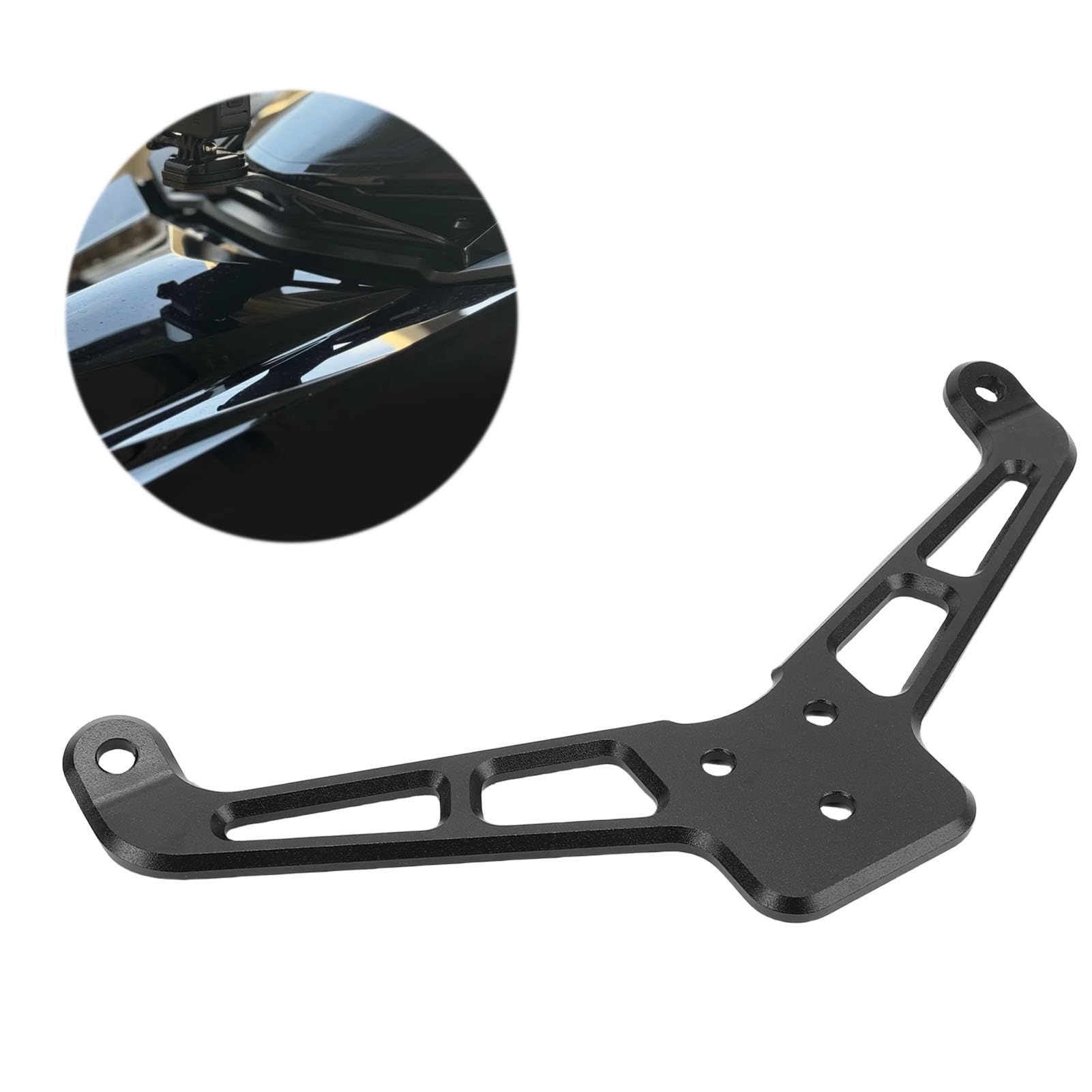 Generic Supporto per Telecamera in Lega di Alluminio per Seadoo GTX RXT, Fascia di Supporto per la Telecamera per Barca Regolabile, Kit di Titoli di Fotocamere Sportivi per Esterni