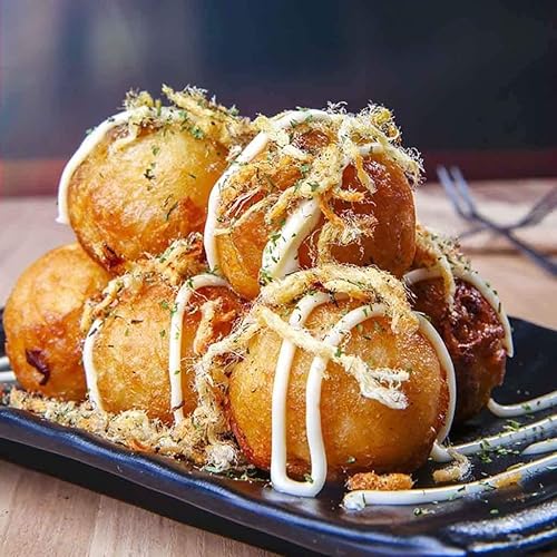 Miniatura 6 de Herramientas de bolas de pulpo de embudo de acero inoxidable con mango y estante, dispensador de masa para panqueques, dispensador de masa de