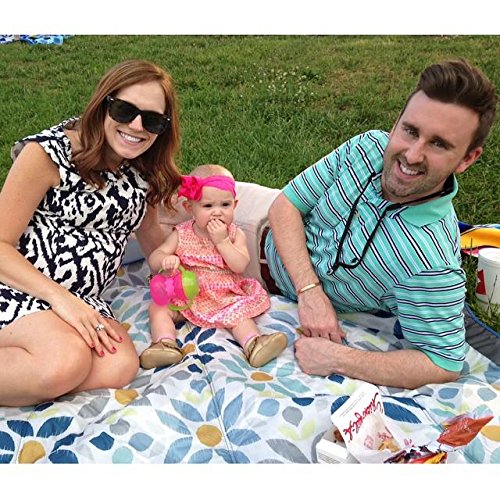 JJ Cole Outdoor Blanket, 5'X'5, Blossom