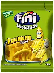 Balas De Gelatina Bananas Fini 250G