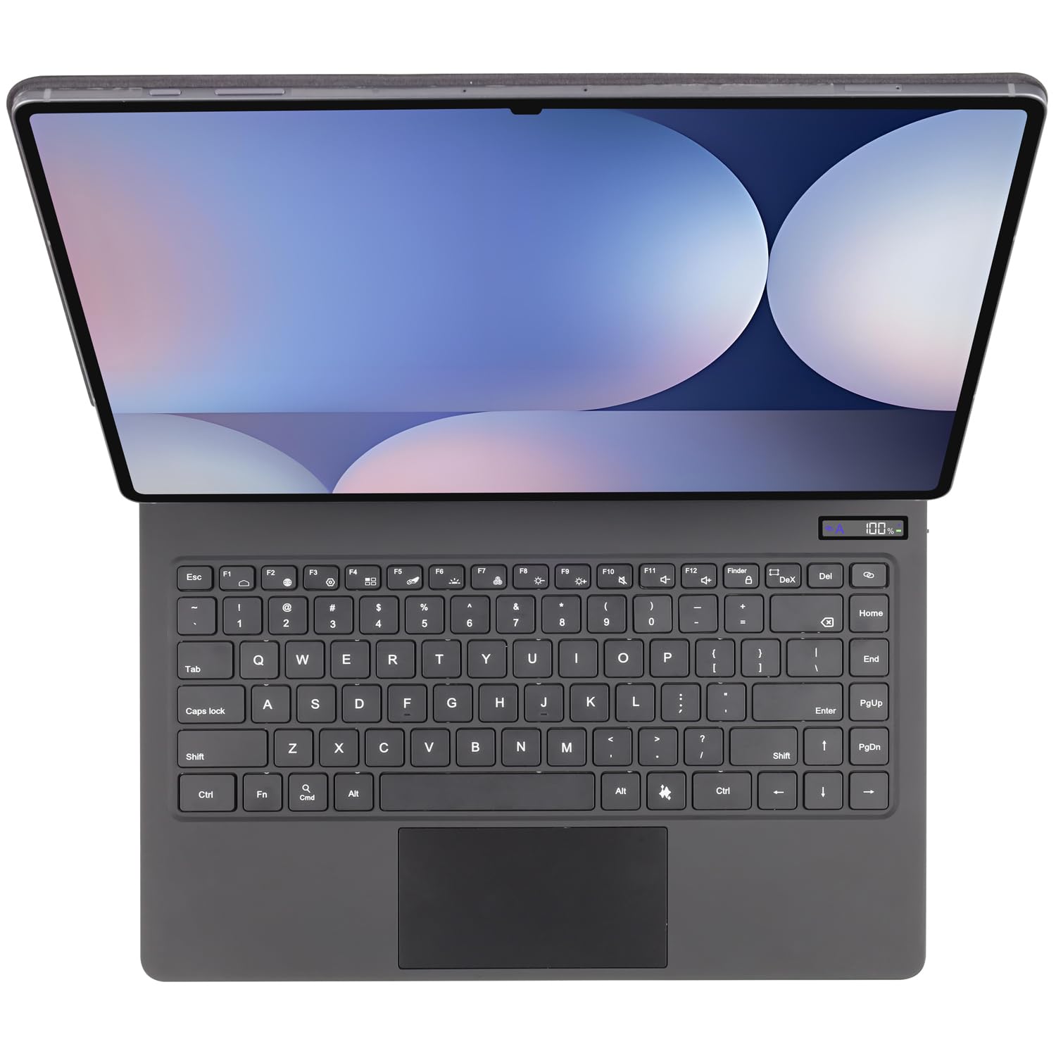 Clavier magique Bluetooth magnétique pour Samsung Galaxy Tab S11 Ultra 14,6" (SM-X930/X936B), support de clavier sans fil, souris trackpad, rétroéclairage, affichage numérique de la batterie