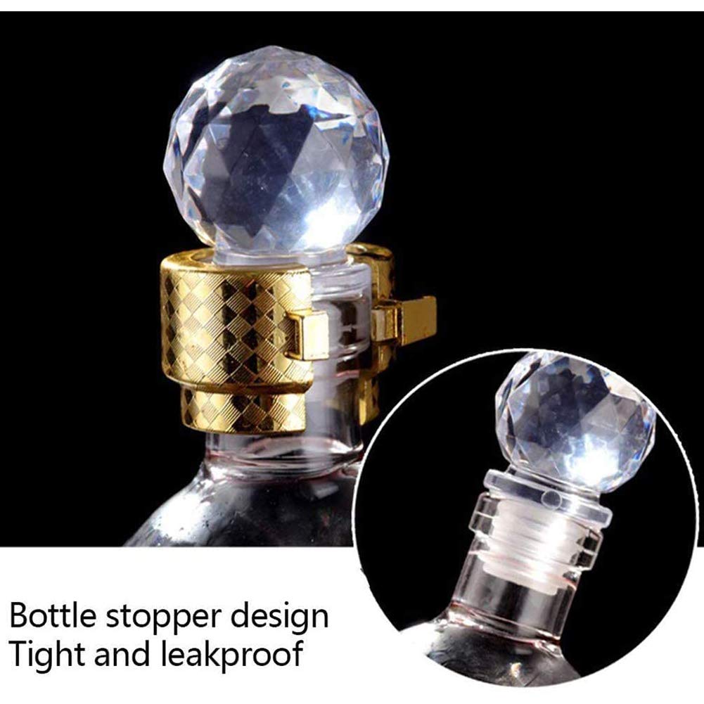 Wine Decanter,350ML/750ML Exquisite Wine Decanter, High Heels Shape Hand Blown 100% Lead-Free Crystal Glass Decanting Aerator, Home Decoration Creative Wine Bottle (Color : Transparent, Size : 350ML