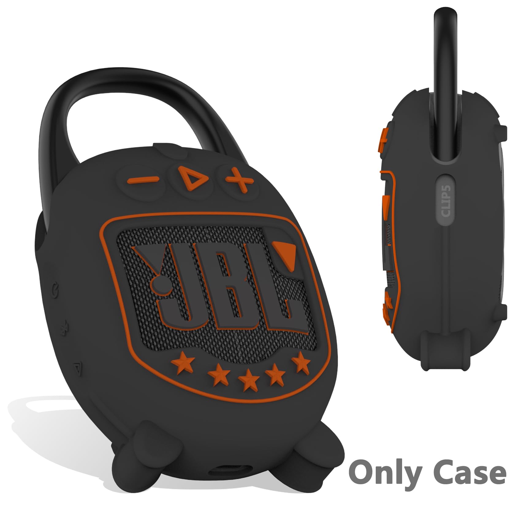 Siliconen hoes voor JBL Clip 5 Ultra beschermende draagtas voor