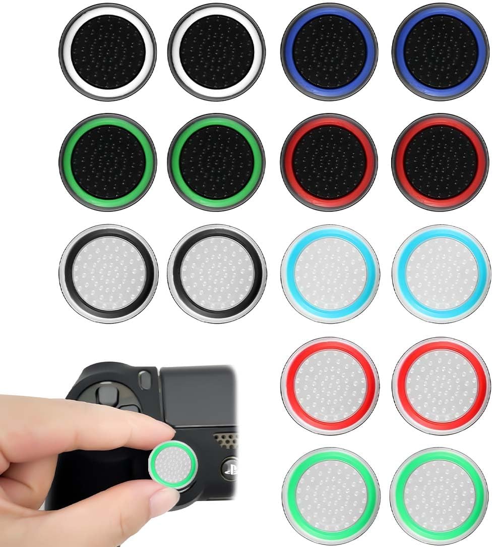 5 Paia Di Levette Joystick Di Ricambio Per Controller PS5 Dualsense – ABS Nero, 1 Anno Garanzia