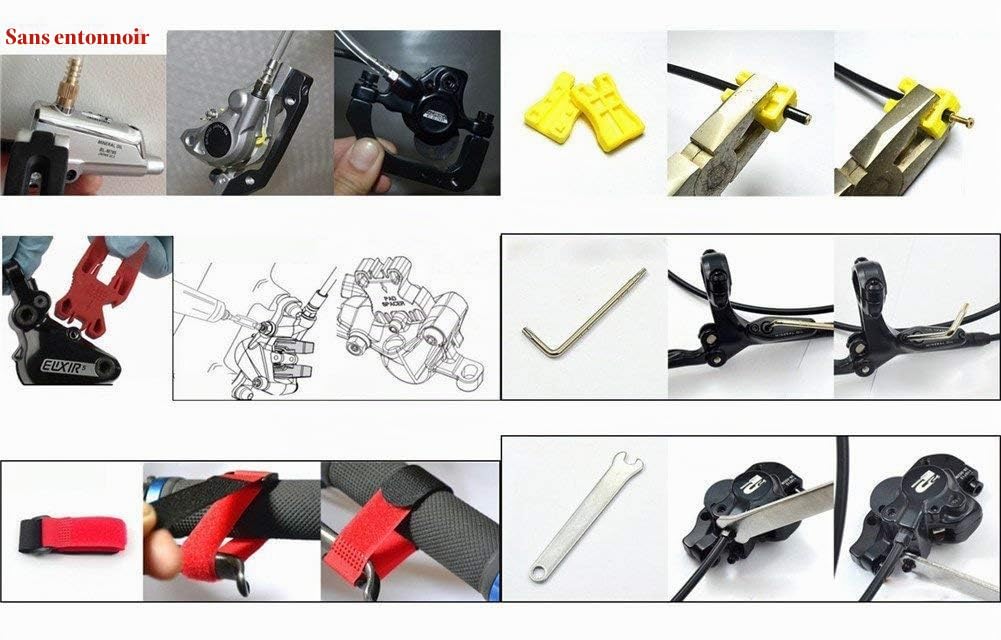 Vélo Kit de Purge De Frein pour Shimano TEKTRO MAGURA Zoom Vélo Minérale Huile Hydraulique Disque Professionnel Tool Set