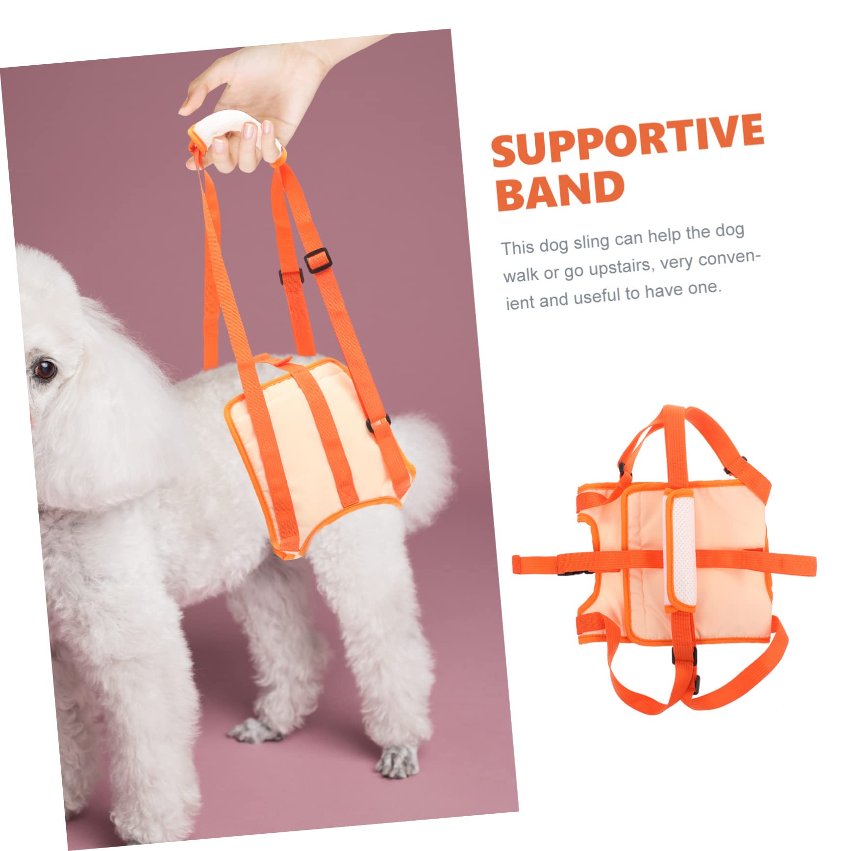 FRCOLOR 2pcs Large Dog Harness Harness for Dogs Pet Sling Oxford Material Easy to Use