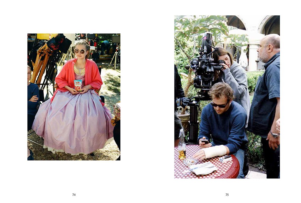 Andrew Durham Set Pictures Behind the Scenes with Sofia Coppola