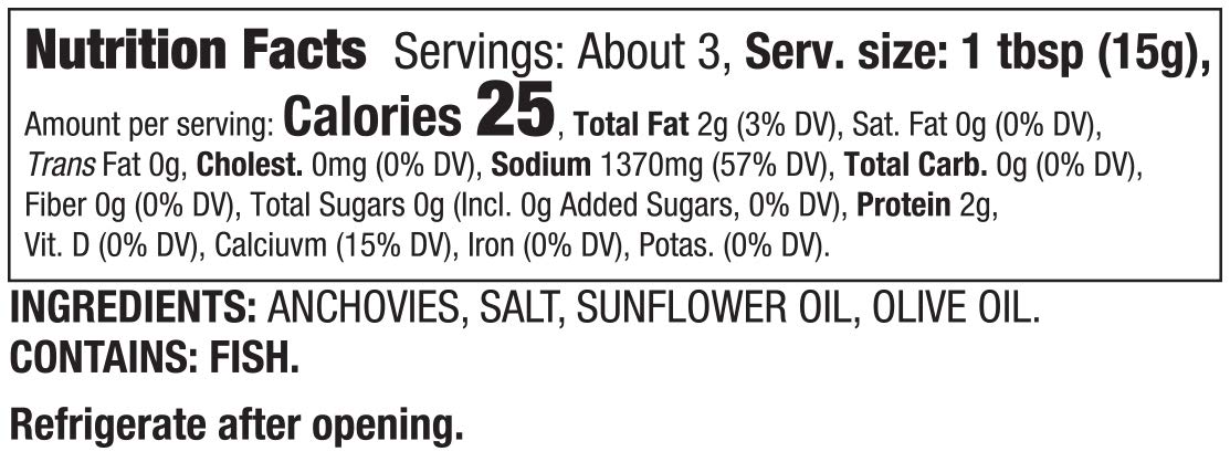 Amore Anchovy Paste, 1.6 Ounce (Pack of 12)