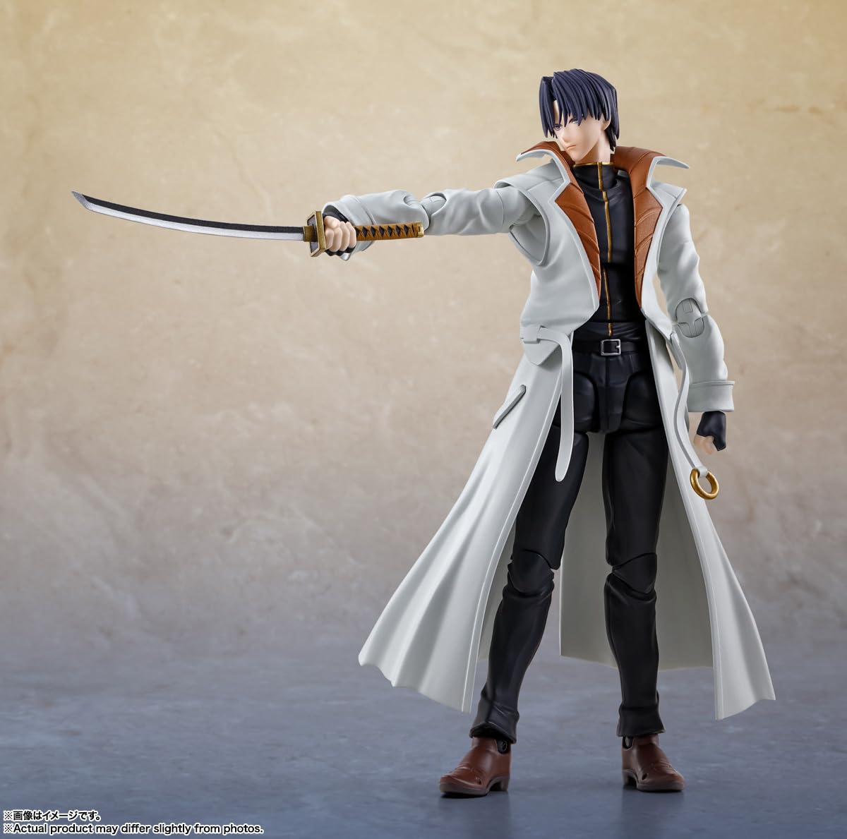 TAMASHII NATIONS - Rurouni Kenshin: Meiji Swordsman Romantic Story - Aoshi Shinomori, Bandai Spirits S.H.Figuarts Action Figure - Image 3