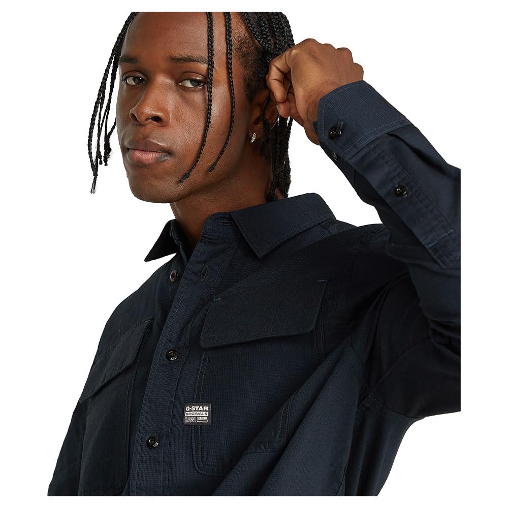 G-Star Camisa CPO Regular Camiseta Hombre (Pack de 1)