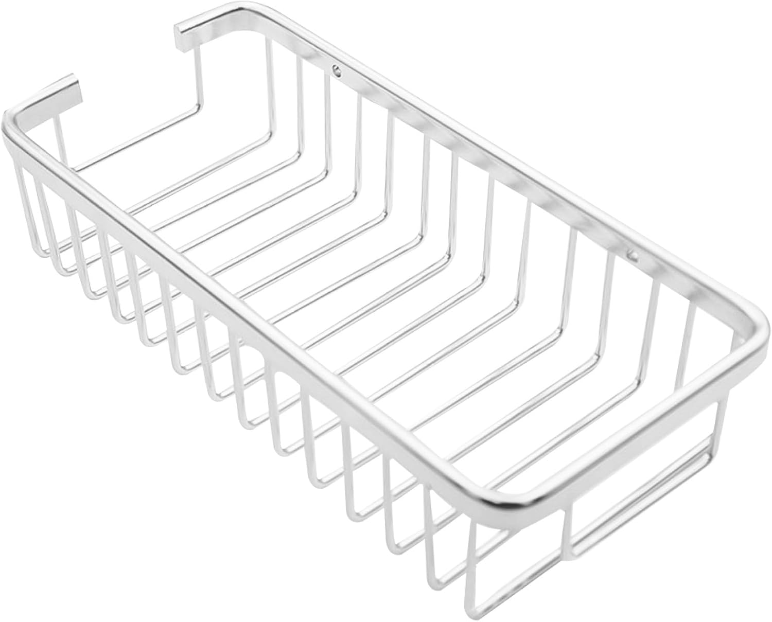 Wall Hanging Aluminum Kitchen Storage Rack for Organizing and Drainage