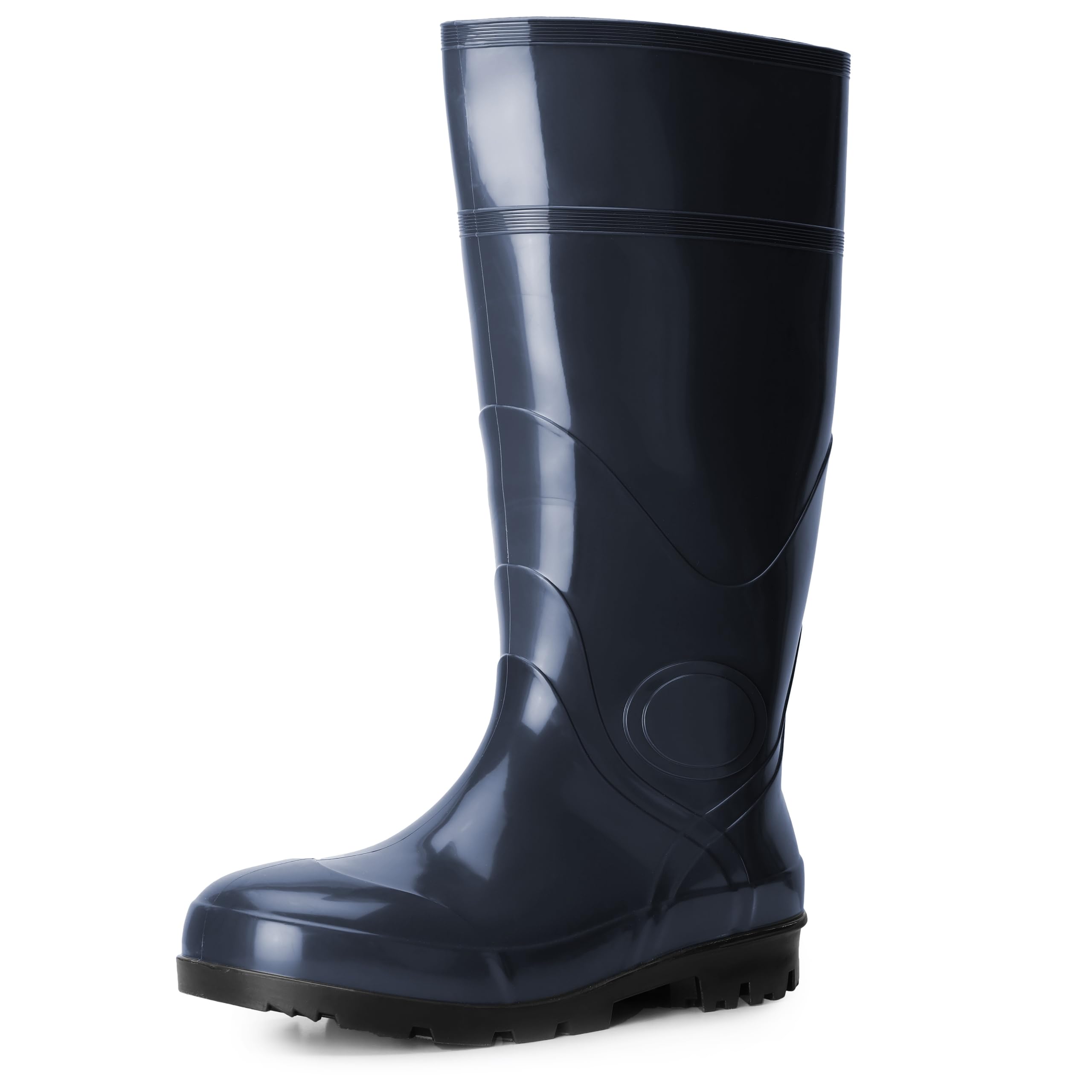 Ladeheid Gummistiefel Herren hoch Erwachsene wasserdichte Regenschuhe LA-914