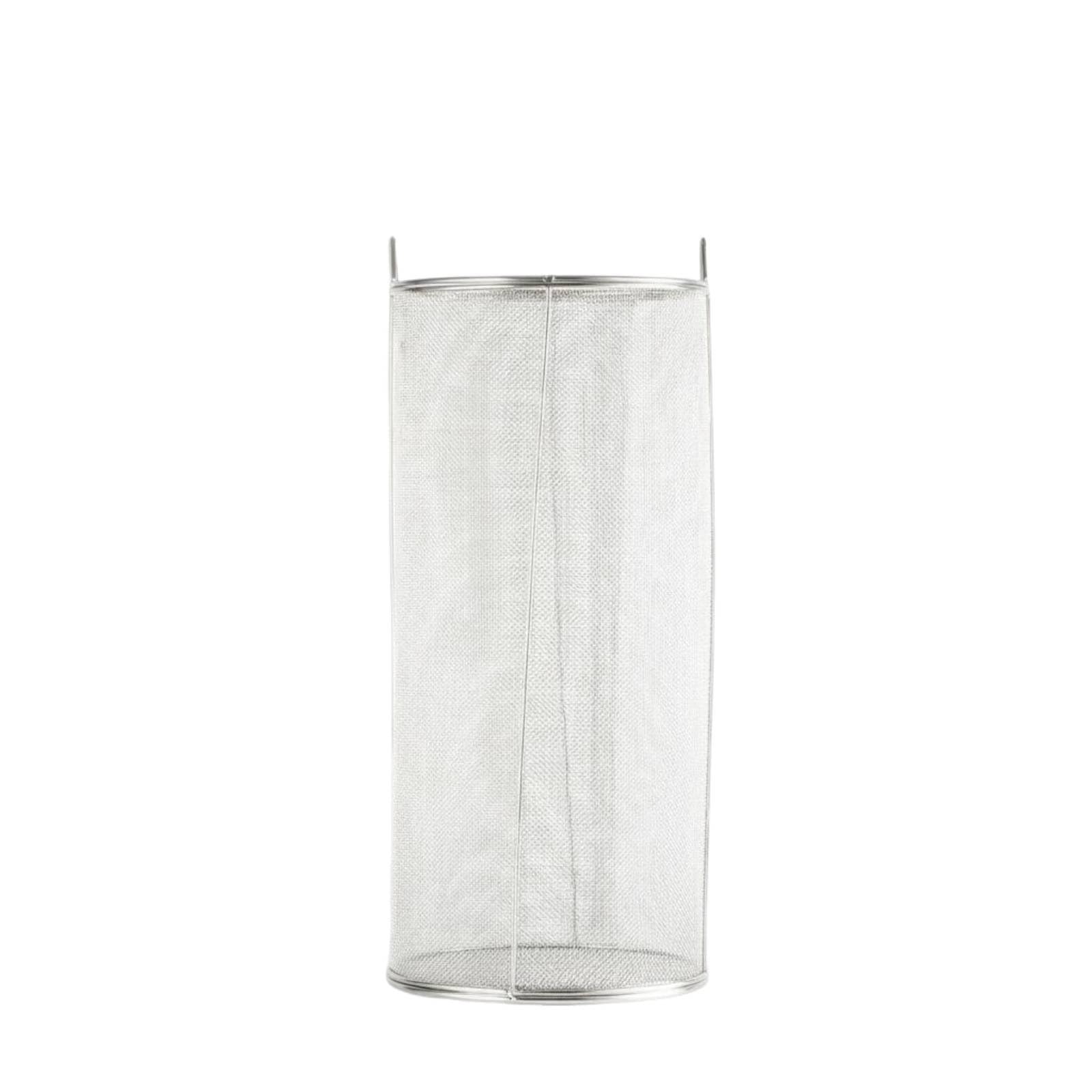 Gralara Edelstahl Siphon Bierfilter Gärkorb Drahtgewebe Meshsieb Hopfensieb aus 304 Edelstahl Sichere Lebensmittelqualität Rostfrei mit Tragegriffen Und, 18CM