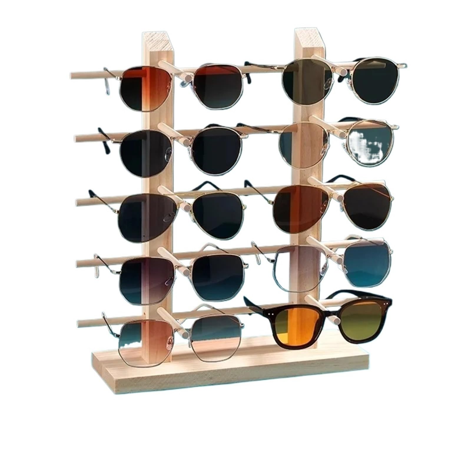 Organizador de gafas en madera hecho a mano el regalo perfecto de decoración