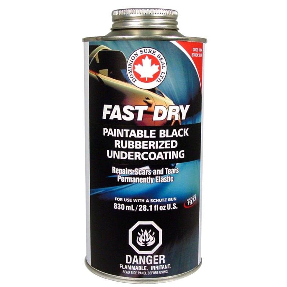 Dominion Sure Seal Undercoating Spray – Heavy-Duty Rust Reformer, Protective Automotive Undercoat for Vehicles, Ideal for Bed Liners, Black Paint, and Rust Prevention 1 gal