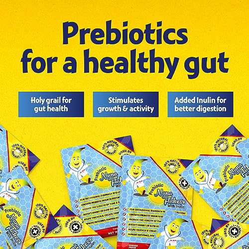 Nutritional Designs Nana Flakes Anti-Diarrheal Banana Powder, IBS Relief & Heart Burn Remedy, 100% Pure Banana Flakes Medical Food - Prebiotic - Natural - High Protein & Fiber (25 Single-Serve Packs) - Image 4