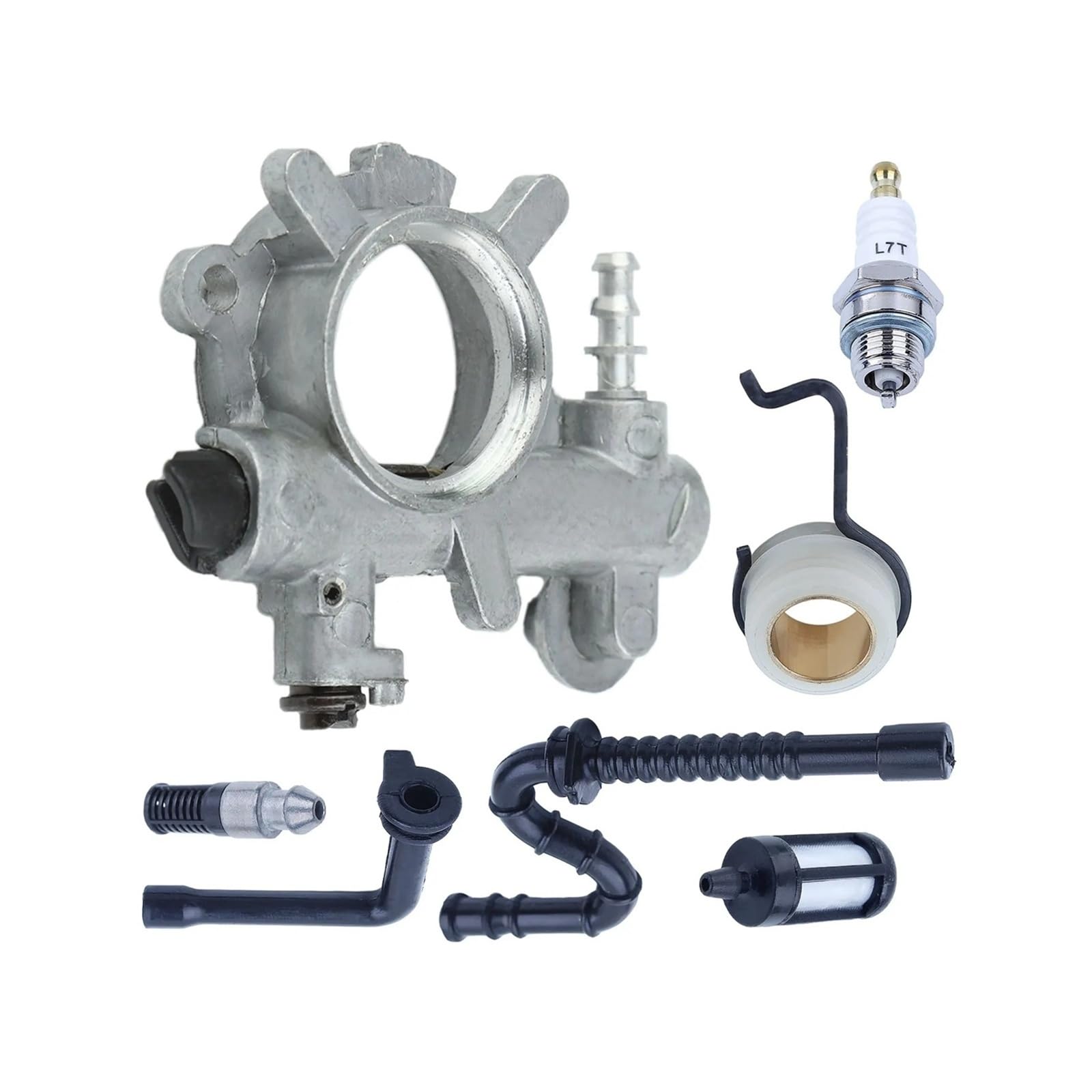 Kit de filtro de combustible for bomba de aceite de motosierra con engranaje helicoidal, compatible con 034 036 MS360 1125 640 3201