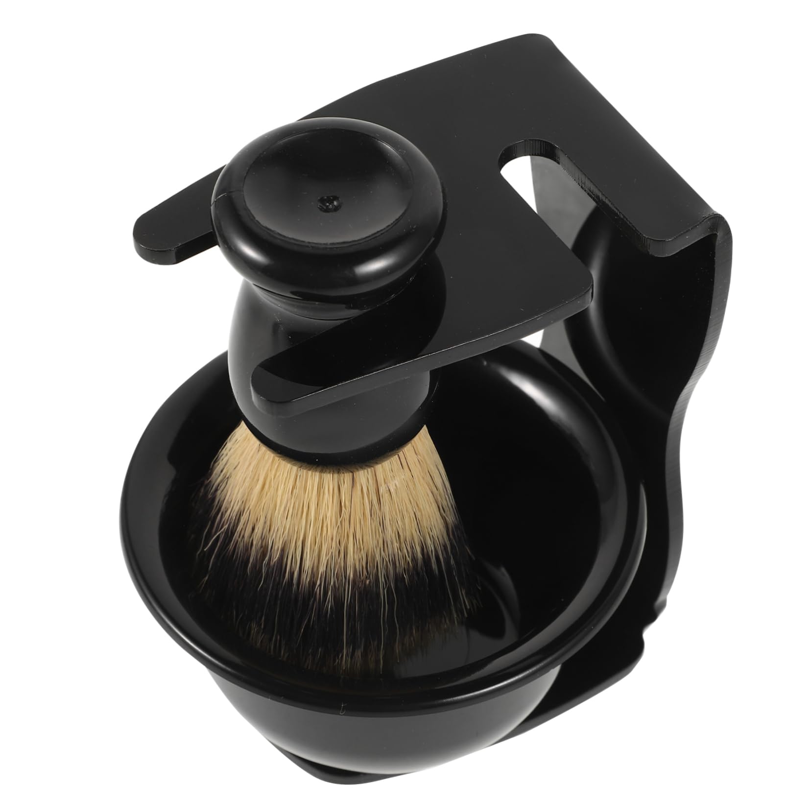 NOLITOY Complete Shaving Kit for Men Brush Bowl Stand Travel Size Shaving Brush Kit