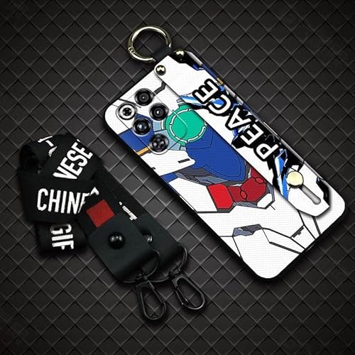 Phone Case Compatible with ZTE Nubia RedMagic11 Pro/11Pro+, Phone Holder Cartoon Lanyard Back Cover Graffiti Dirt-resistant Kick