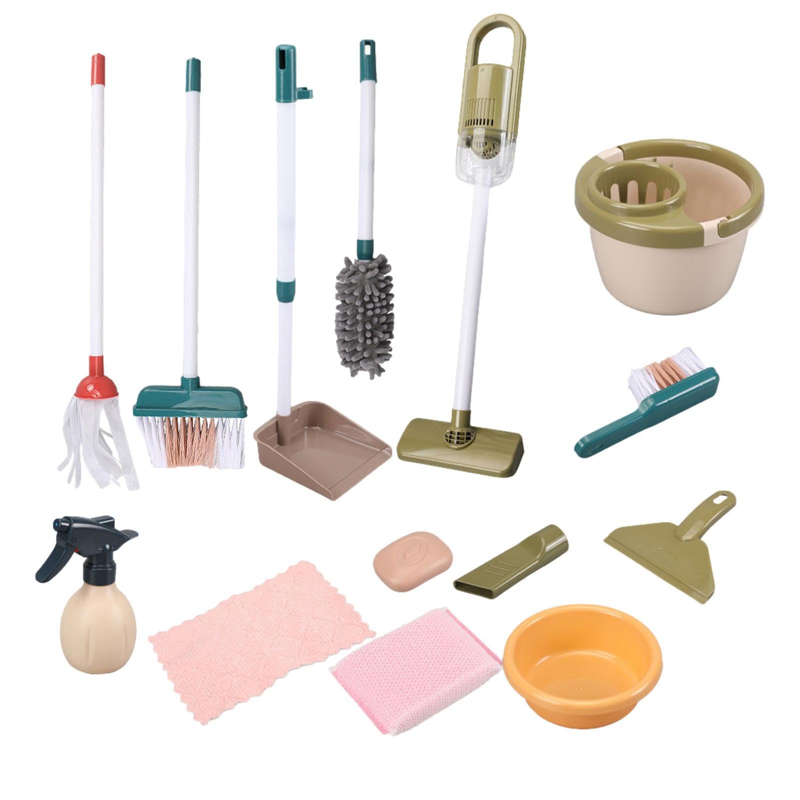 Giocattoli di Pulizia per Bambini Piccoli - Set di Strumenti di Pulizia | Rimovibili Per Giochi Di Simulazione | Giocattoli Di Pulizia Per Bambini Piccoli, Flessibili, Flessibili E Multifunzionali,
