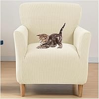 Vista 29 de XMAYODS Funda elástica para silla de club, funda de barril para silla, funda de elastano suave para sillón, funda de sofá extraíble, protector de #1